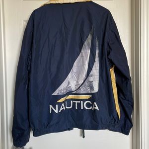 Vintage Nautica Wind Breaker Navy Blue